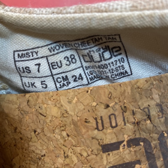 Wos Hey Dude shoes SZ 7 - Picture 6 of 7